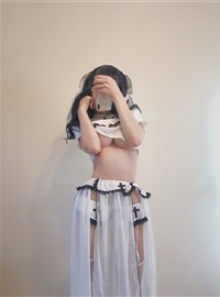 Kokura Chiyoshi W-NO.091 White Nun Dress Selfie(14)